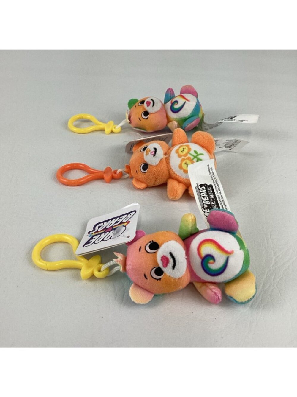 Care Bears Unlock Magic Micro Teenies Plush Keychain Clips Friend Togetherness - Picture 3 of 6